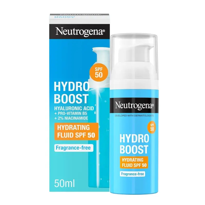 Neutrogena Hydro Boost Face Moisturising Fluid Cream SPF 50, 50 ml