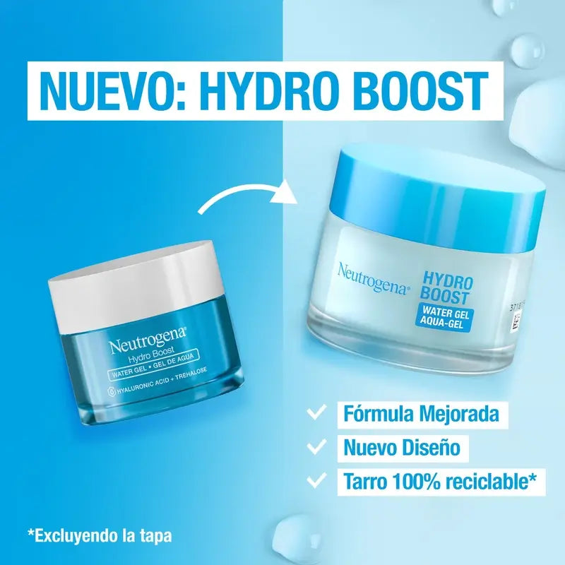 Neutrogena Hydro Boost Water Gel Facial Moisturising Cream, 2X50 Ml