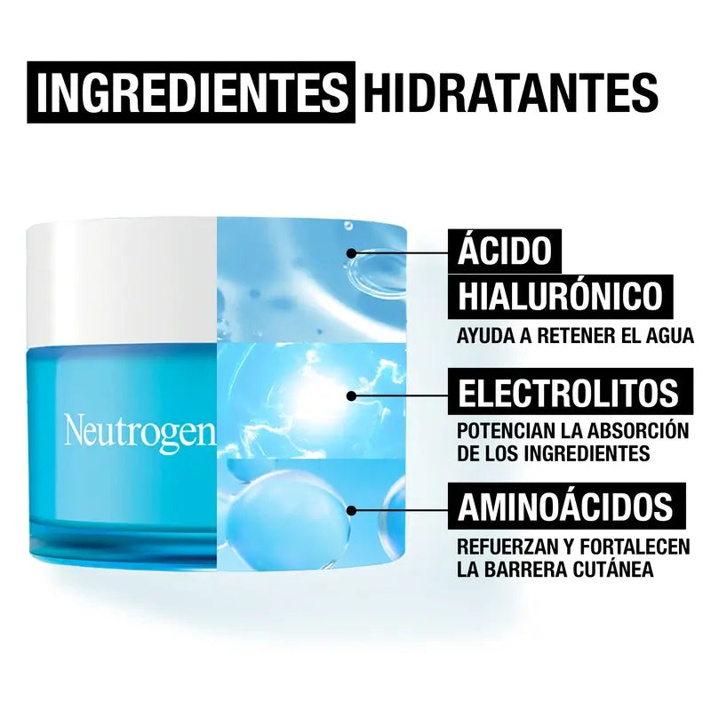 Neutrogena Hydro Boost Water Gel Facial Moisturising Cream Normal & Combination Skin, 50 ml