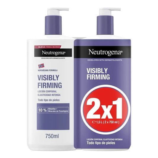 Neutrogena Firming Body Moisturiser Pack, 2x750 ml