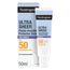 Neutrogena Ultra Sheer Invisible Anti-Aging Fluid Spf50, 50 ml
