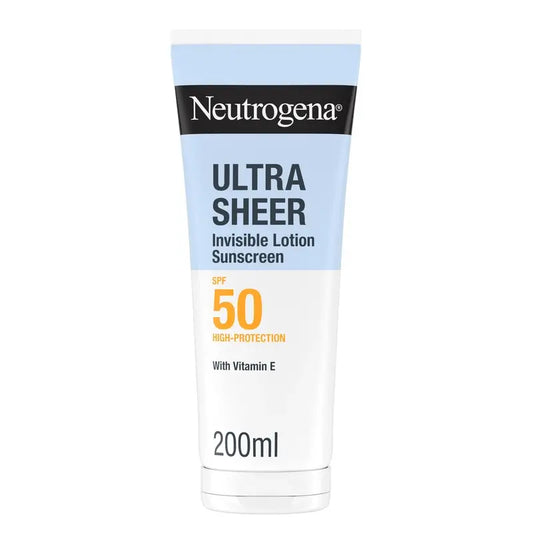 Neutrogena Ultra Sheer Invisible Moisturising Lotion Spf50, 200 ml