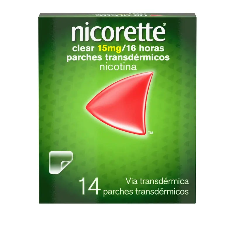 Nicorette Clear 15 mg/16 Hours, 14 Transdermal Patches