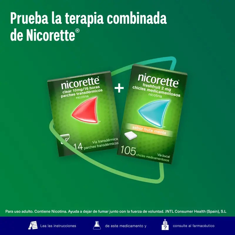 Nicorette Freshfruit 2 mg 105 Chewing gum