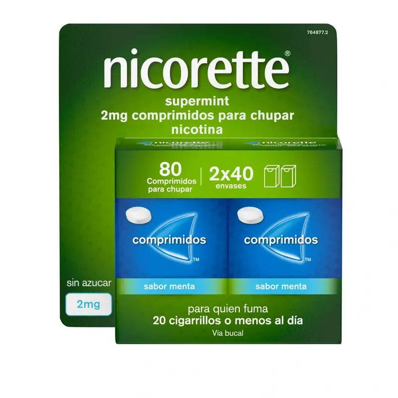 Nicorette Supermint, 80 tablets