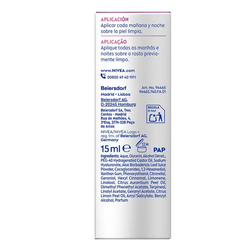 Nivea Hyaluron Cellular Expert Filler Hyaluronic Acid Replenishing Serum 15Ml