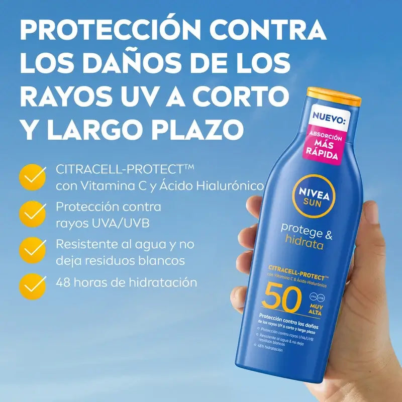 Nivea Sun Protect & Moisturise Sun Lotion Spf50+ 200Ml