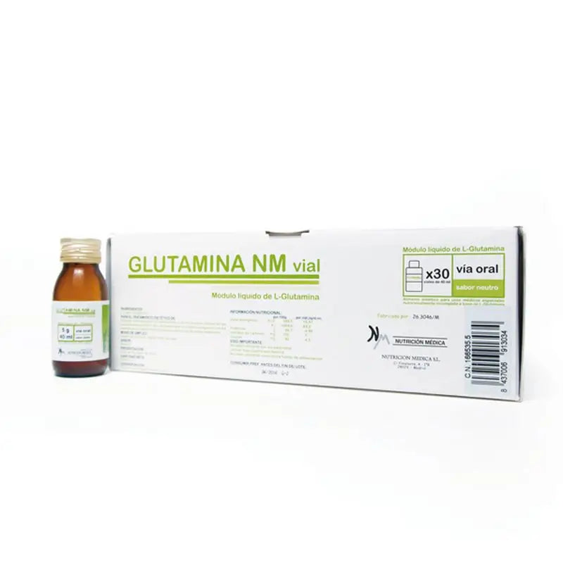 Glutamine NM Vial 5g x 30 vials, Cantabria Labs Medical Nutrition