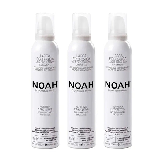 Noah Vitamin E Hair Spray, Pack 3 x 250Ml.