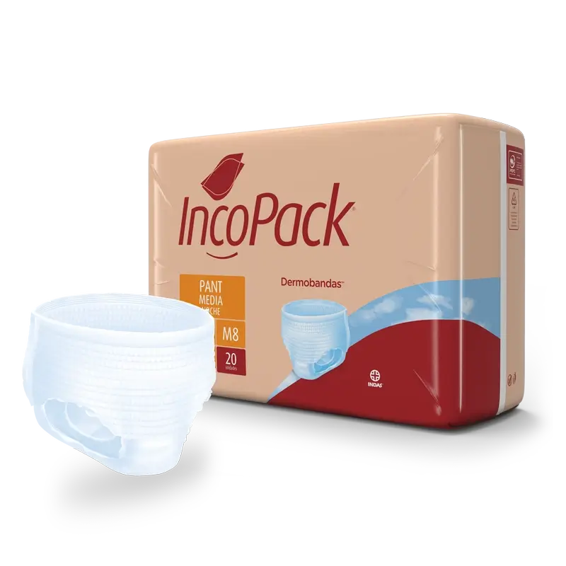 Incopack Pant Absorbent Night Pant Medium Size, 80 pcs.