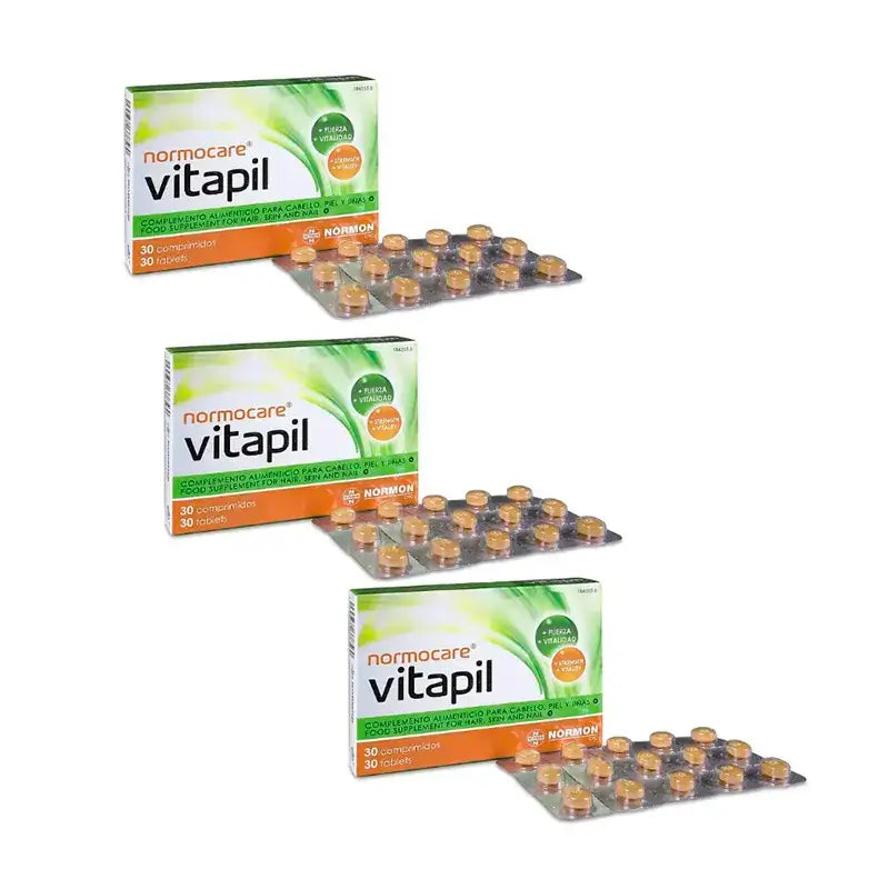 Normocare Vitapil, Pack 3 x 30 tablets
