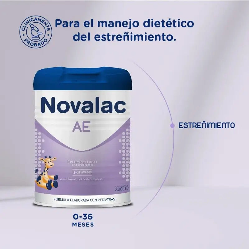 Novalac Ae Infant Milk 0-36 Months, Anti-constipation , 800 g