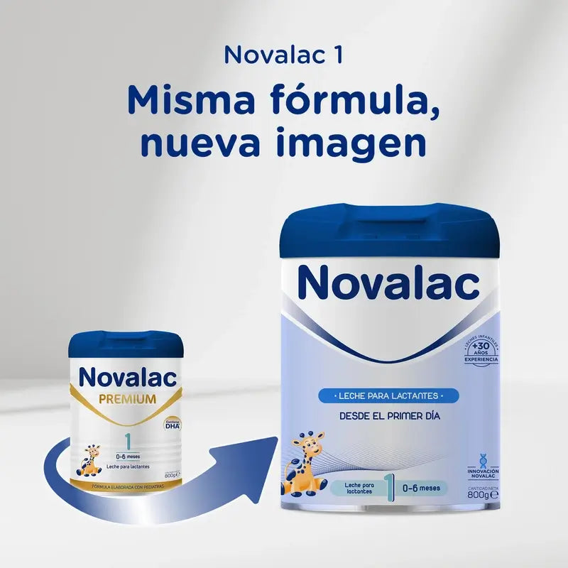 Novalac 1 Starter Milk, Pack 8 X 800 g