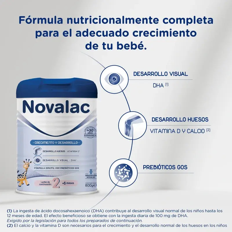 Novalac 2 Milk Formula, Pack 12 X 800 g