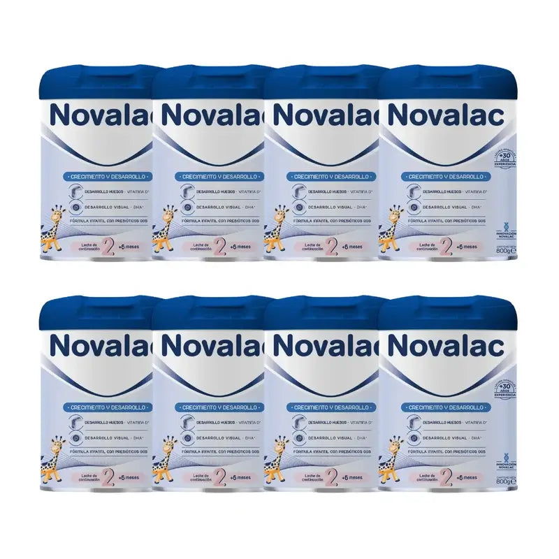 Novalac Premium 2 Formula Milk, Pack 8 X 800g