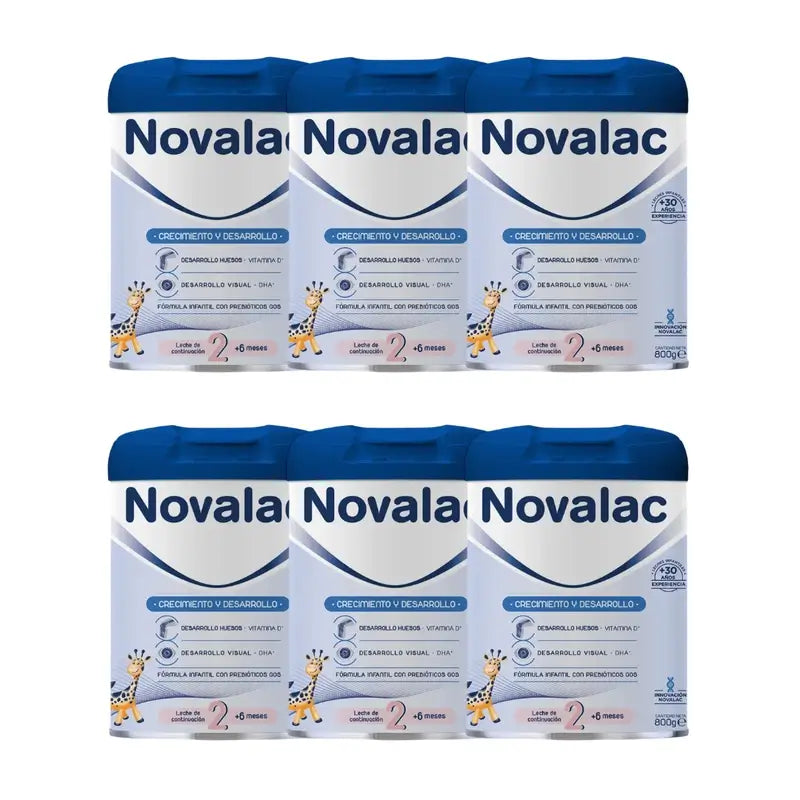 Novalac Premium 2 Milk For Feeding, 6X800 Gr