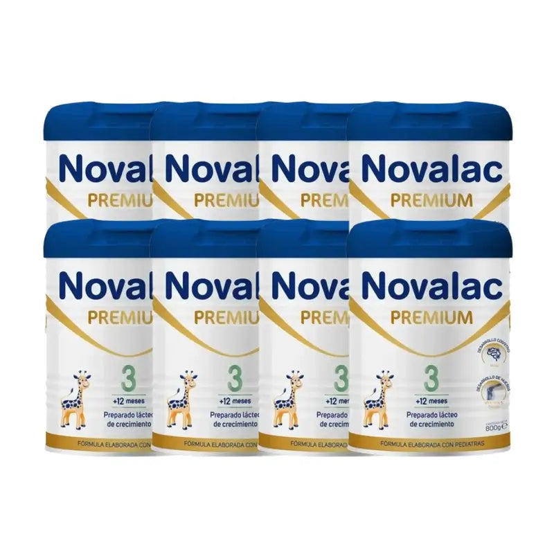 Novalac Premium 3 Growing-Up Milk, 8X800g