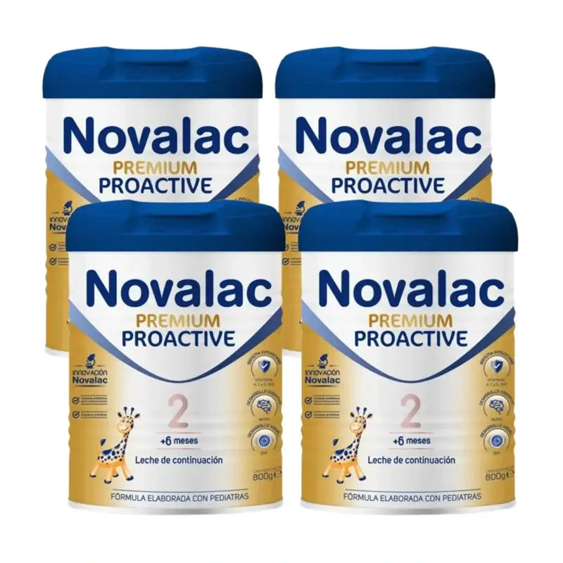 Novalac Premium Proactive 2 Milk Formula, 4X800 Gr