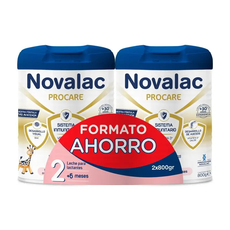 Novalac Procare 2 Continuation Milk Savings Pack 2X800Gr