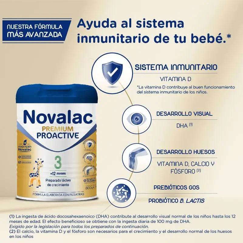 Novalac Premium Proactive 3 Growing-Up Milk, 800 g