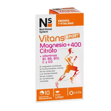 Cinfa Ns Vitans Magnesium Citrate +400 10 effervescent tablets