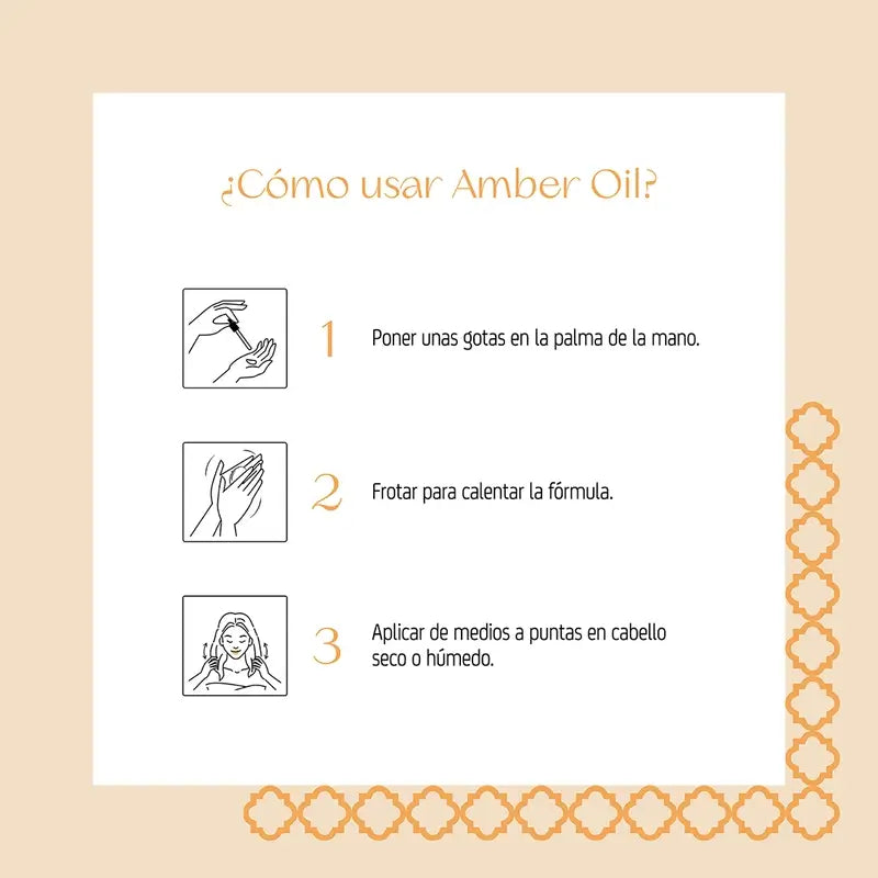 Nuggela & Sule Amber Hair Oil Baobab Shea Butter Hair Oil 30Ml.