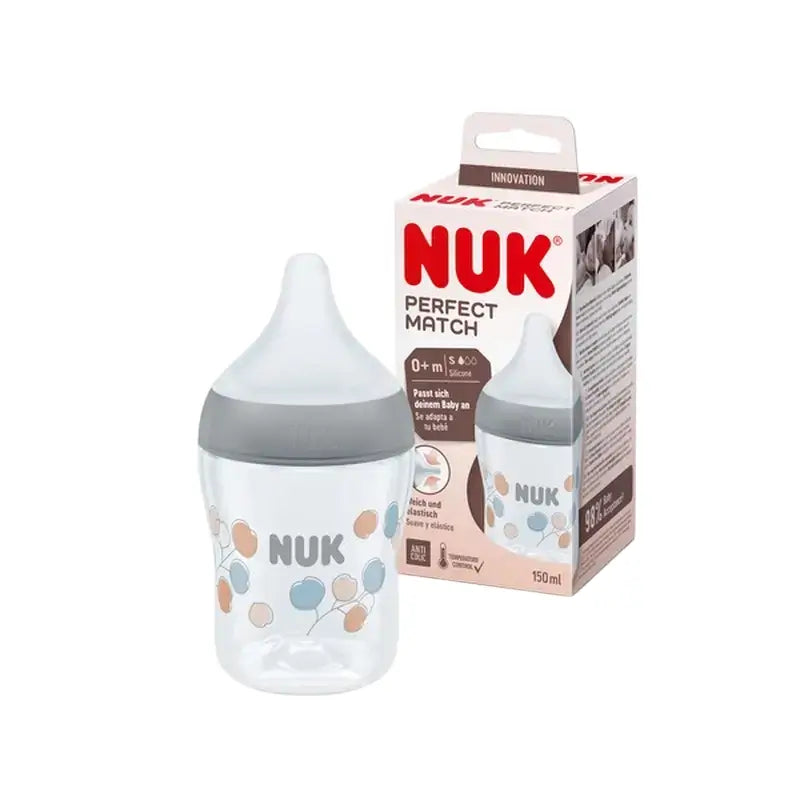 Nuk Biberon Perfect Match Pp Silicone 0-6M Flow S Cotton , 150 ml