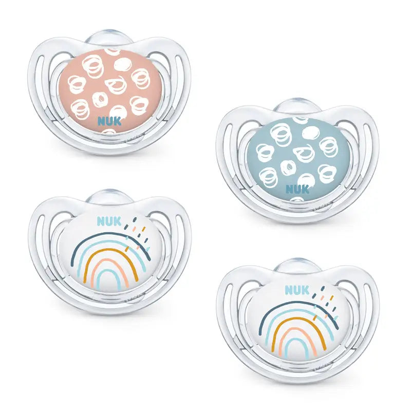 NUK Chupete Colour Play 6-18 Silicona, 2 unidades