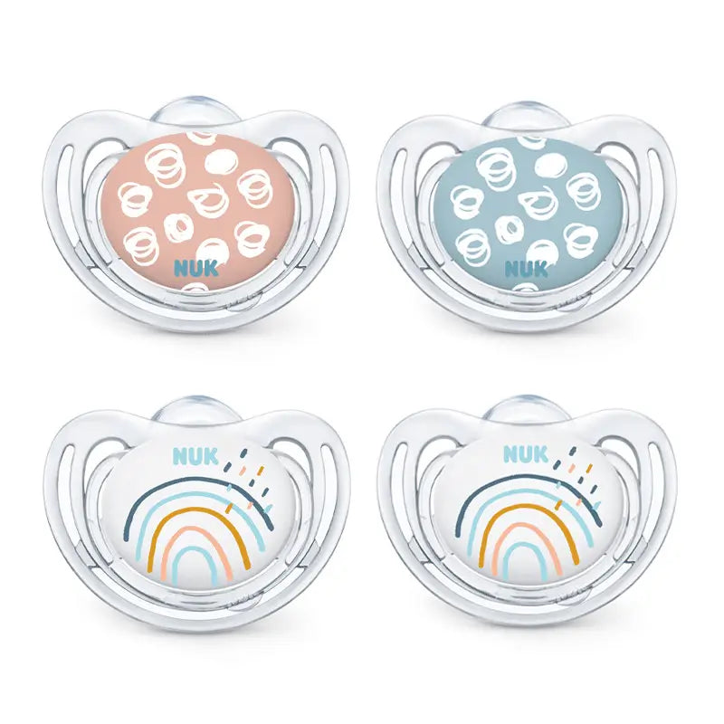 NUK Chupete Colour Play 6-18 Silicona, 2 unidades