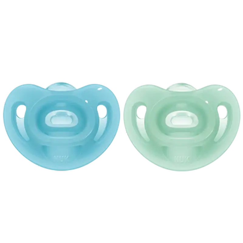 Nuk Sensitive Soother 0-6 Silicone 2Ud.