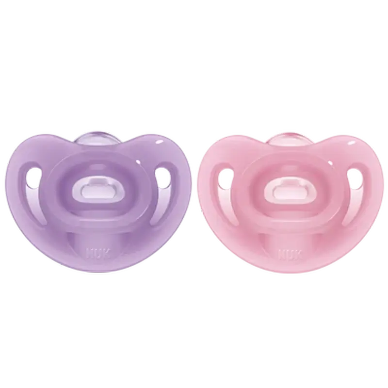 Nuk Sensitive Soother 0-6 Silicone 2Ud.