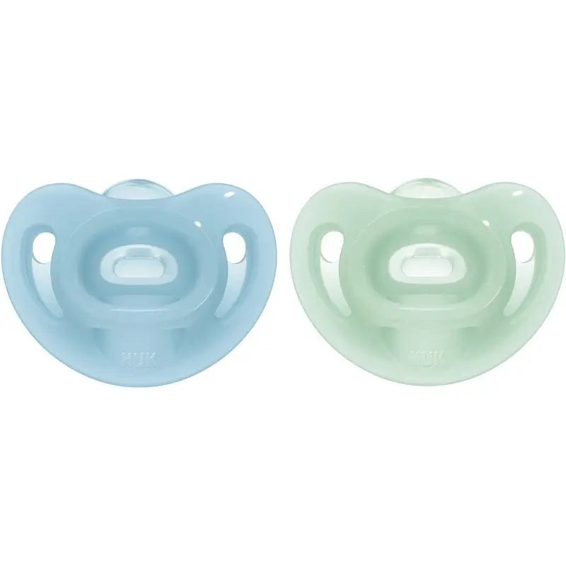 Nuk Sensitive Pacifier 6-18 Silicone 2Ud.