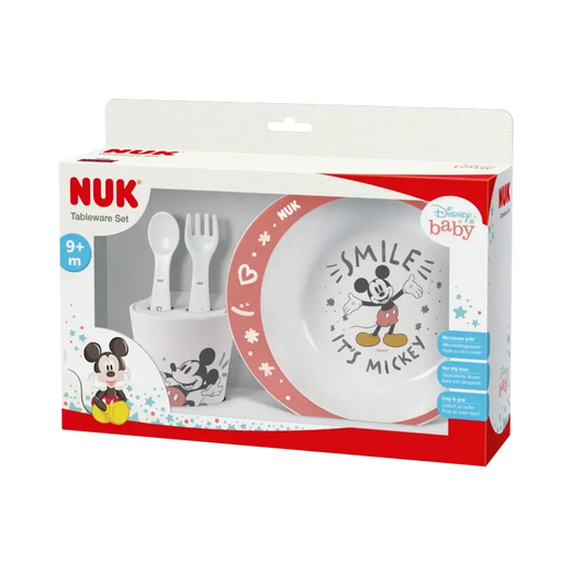 Nuk Mickey Mouse Dinnerware Set 9M+