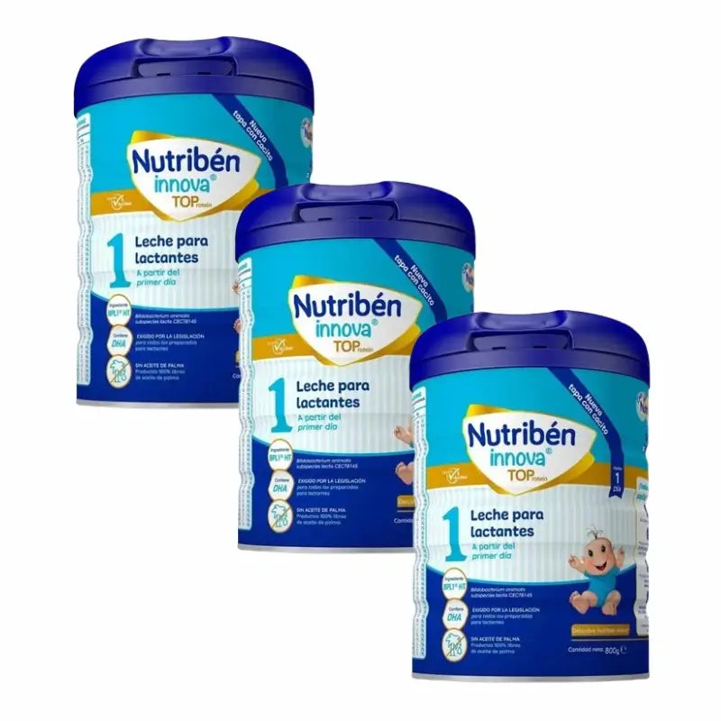 Nutribén Innova 1 Top Protein Starter Milk, 3 x 800 g