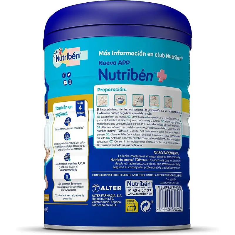 Nutribén Innova 1 Top Protein Starter Milk, 800 g