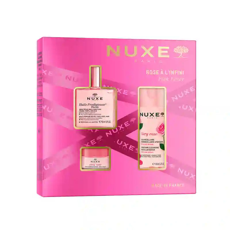 Nuxe Multi-Ranges Best Seller Gift Chest Floral Huile Prodigieuse + Micellar Water + Balm