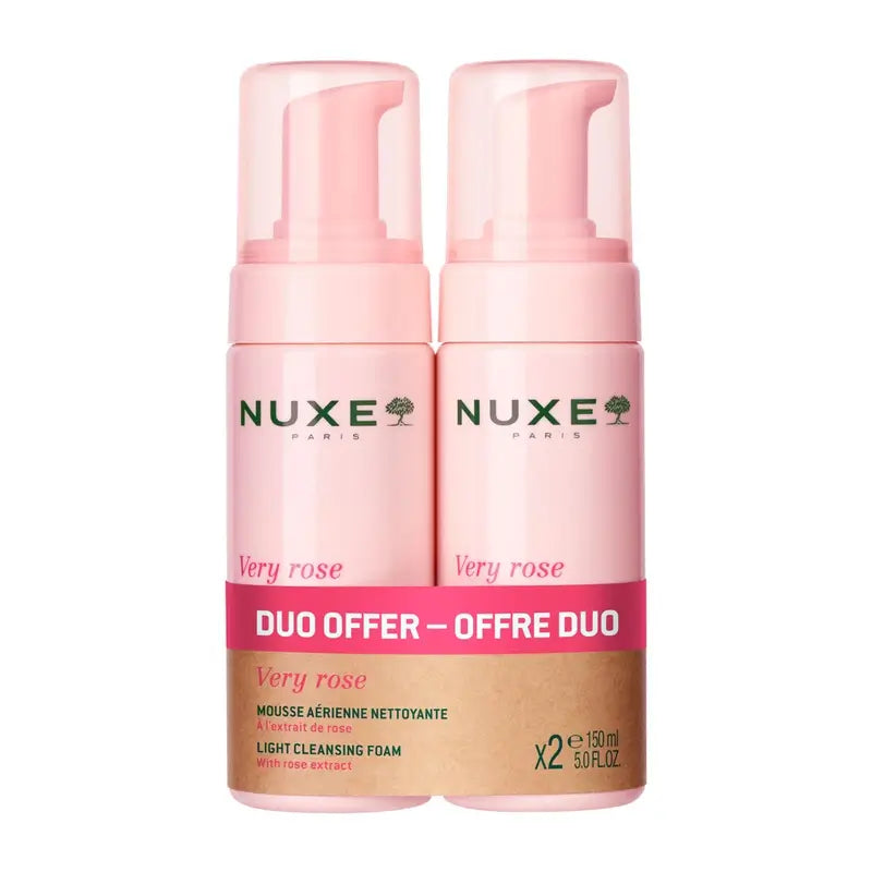 Nuxe Very Rose Gentle Cleansing Foam 2X150Ml