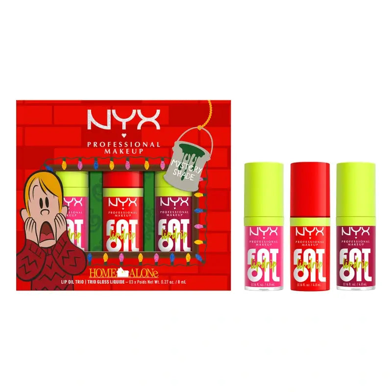 Nyx Home Alone Drip Trio Lip Oil , 3x8 ml