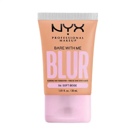 Nyx Bare With Me Blur Skin Tint, Blurring Foundation, Matte Finish, Shade 06 , 30 ml