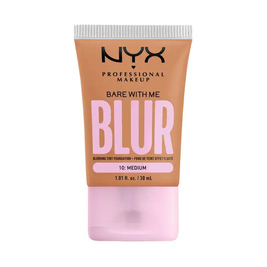 Nyx Bare With Me Blur Skin Tint, Blurring Foundation, Matte Finish, Shade 10 , 30 ml