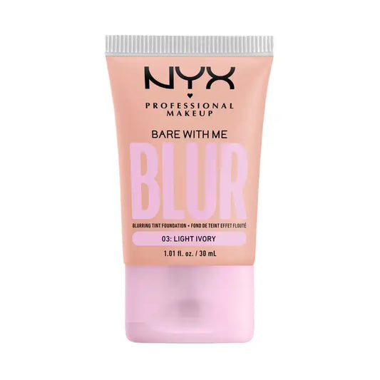 Nyx Bare With Me Blur Skin Tint, Blurring Foundation, Matte Finish, Shade Light Ivory , 30 ml
