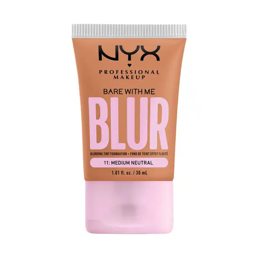 Nyx Bare With Me Blur Skin Tint, Blurring Foundation, Matte Finish, Neutral Shade , 30 ml