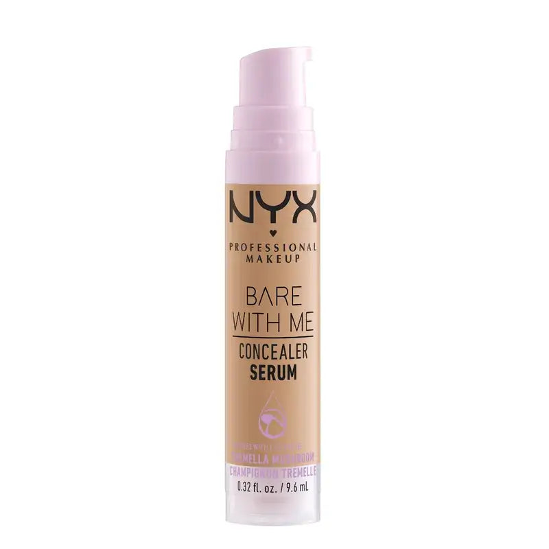 Nyx Bare With Me Serum Concealer, Medium Shade. Vegan formula. Available in 12 shades. , 9.6 ml