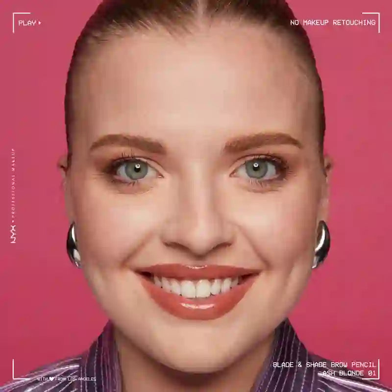 Nyx Blade & Shade Dual Tip Eyebrow Pencil, Ash Blonde 01 , 0,06 gr