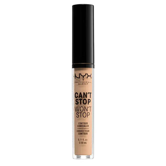 Nyx Noncomedogenic Long Lasting Concealer Can't Stop Won't Stop Shade 7 Natural For Fair Skin , 3,5 ml