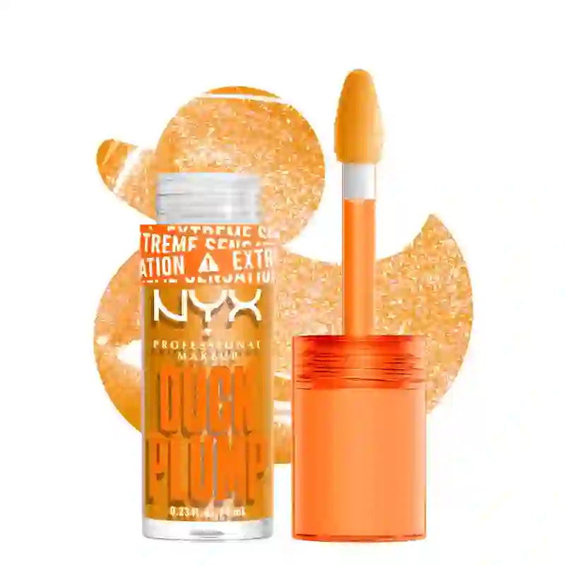 Nyx Duck Plump High Pigment Lip Gloss Glitter Gold 22 , 7 ml