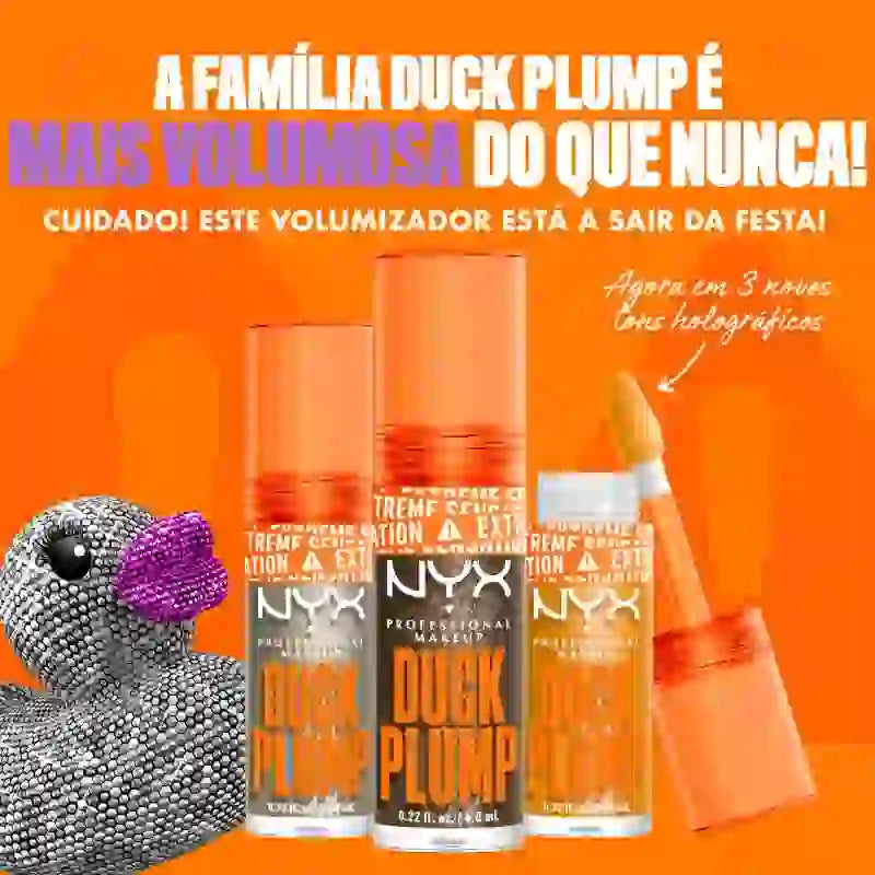 Nyx Duck Plump High Pigment Lip Gloss Glitter Gold 22 , 7 ml