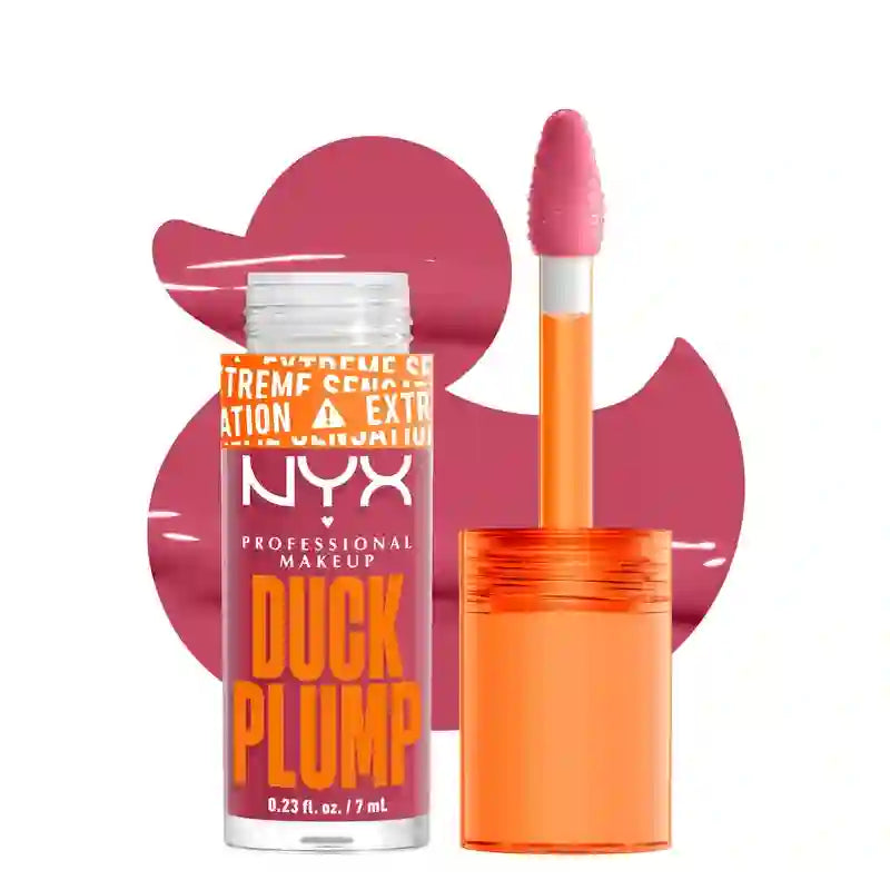 Nyx Duck Plump High Pigment Lip Gloss Volumising Gloss Strike A Rose , 7 ml