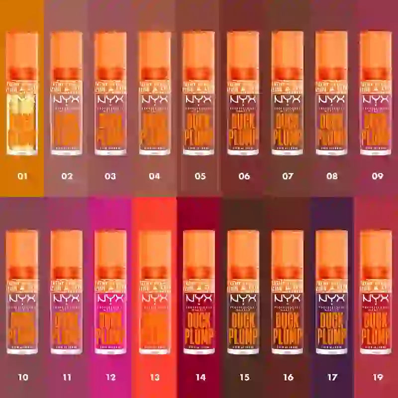 Nyx Duck Plump High Pigment Lip Gloss Volumising Gloss Strike A Rose , 7 ml