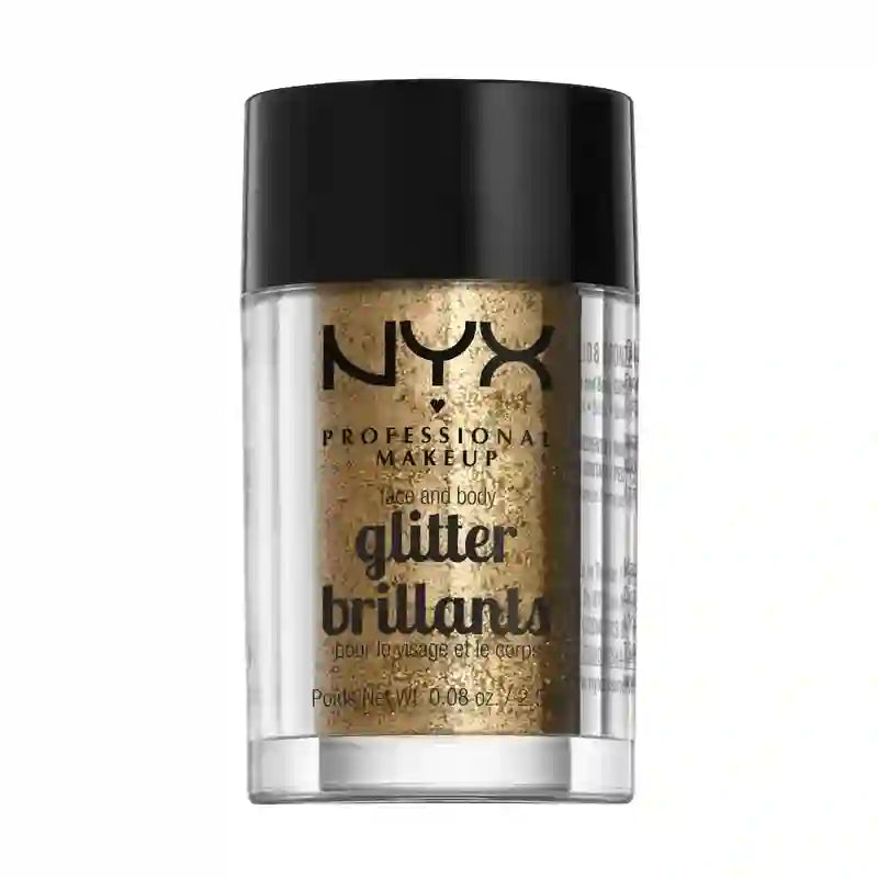 Nyx Face & Body Glitter Face & Body Glitter Bronze Shade , 2,5 grams